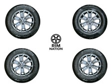 Genuine Ford Ranger 18” Wildtrak Alloy Wheels & Tyres Set 4 Gloss Grey OEM 7mm+