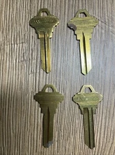 taylor by ilco key blanks sc9 fits Schlage lot of 10 individual keys