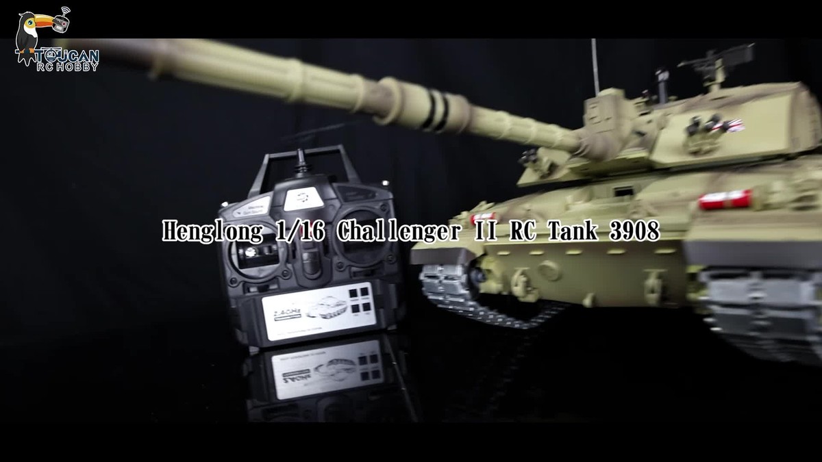 Henglong 1/16 RTR RC Infrared Tank 3908 7.0 Upgraded Challenger II