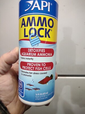 API  AMMO LOCK  16 OZ  DETOXIFY AQUARIUM AMMONIA to PROTECT FISH