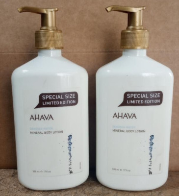 2 Pack - AHAVA - Deadsea Water Mineral Body Lotion - 17 fl oz