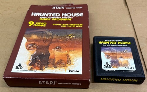 VTG Atari Haunted House Game Cartridge CX2654 (1981) w/Manual & Catalog, Tested - Picture 2 of 20