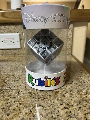 Rubik s Cube Disney 100 Anniversary Metallic Platinum Cube Mickey Sealed