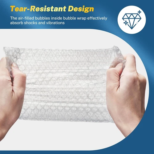 50 Pack Bubble Out Bag 6''x8'', Bubble Pouches Packaging Bags, Double Walled - Picture 2 of 7