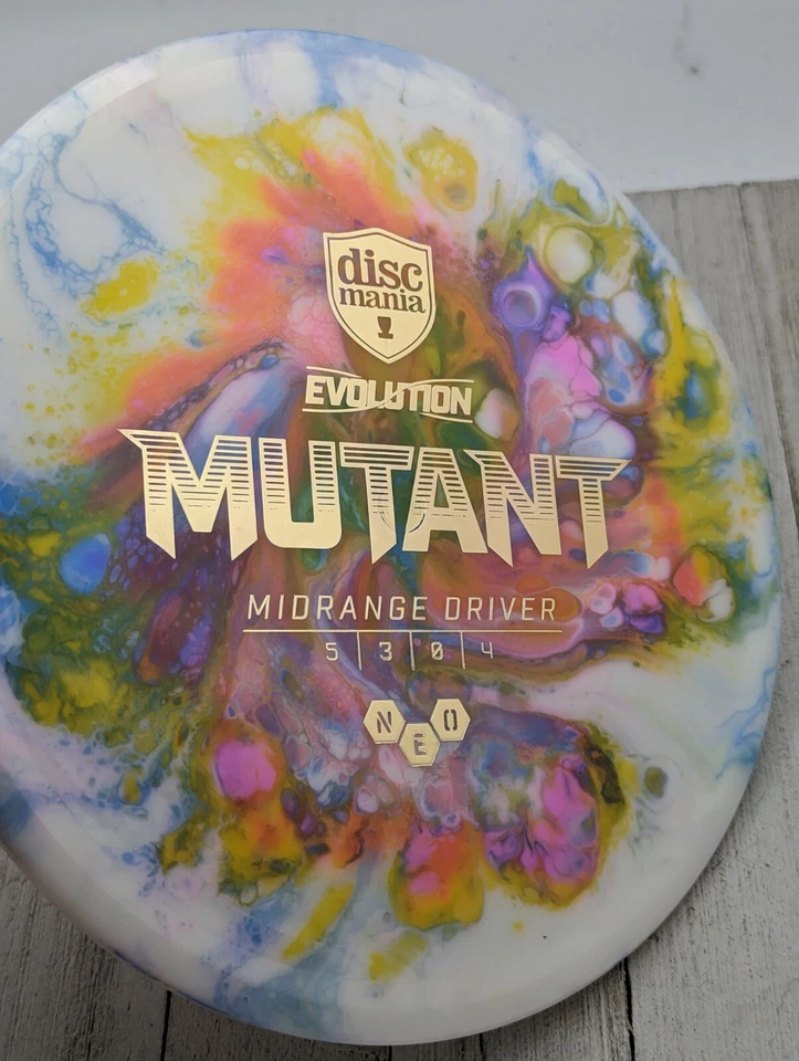 New Discmania Evolution Neo Mutant Midrange Custom Dyed Disc Golf Disc 180 Grams - Image 3 of 4