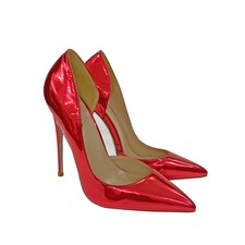 Womens Pointed Toe Stiletto High Heel Slip On Party Slip On Pumps Shoes Clubwear