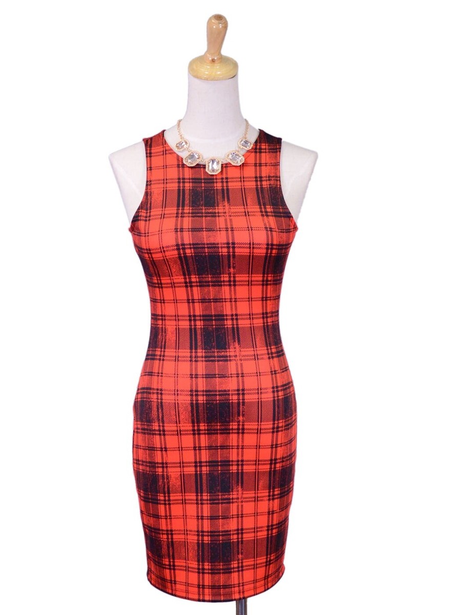 ★Cest Moidew★ Cest_Cranberry plaid sleeveless dress s-l1200.jpg