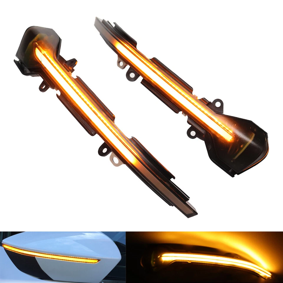 Для SEAT LEON 3 Ibiza KJ Arona боковое крыло зеркало светодиодный динамический указатель поворота - Изображение 2 из 4