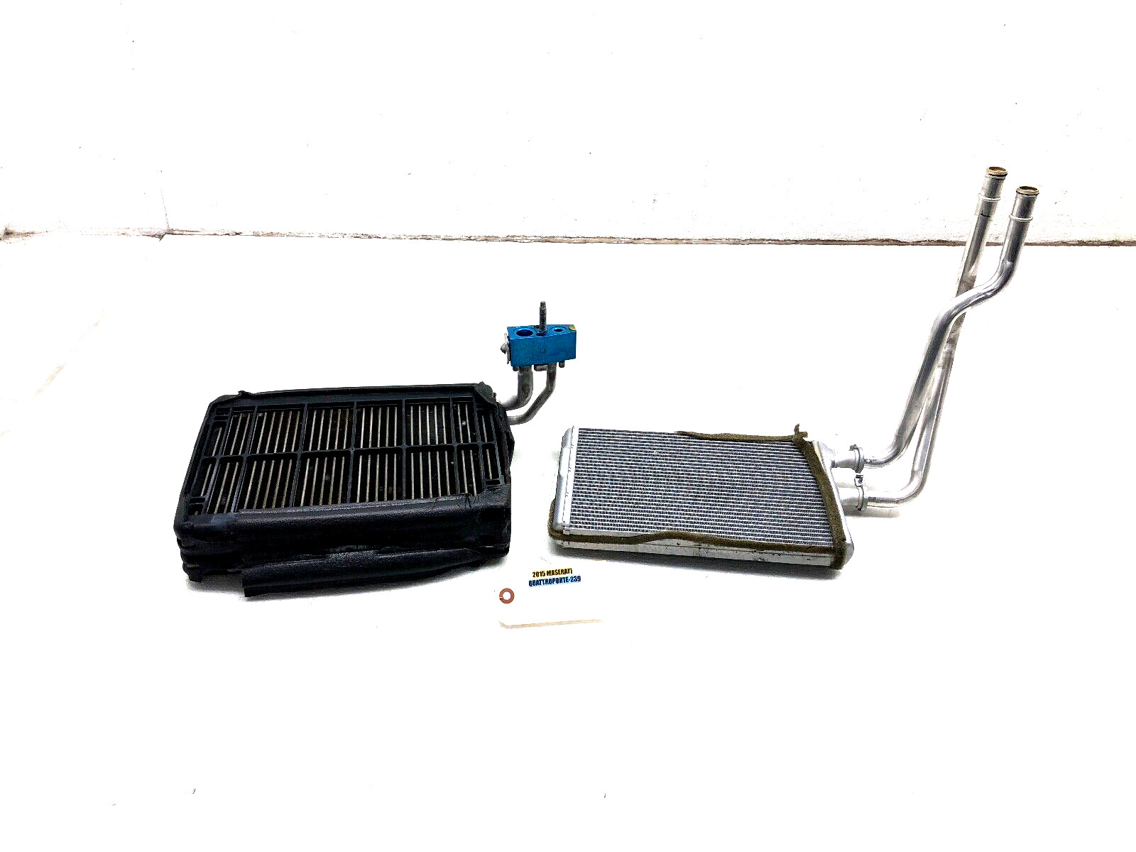 2014-2020 MASERATI QUATTROPORTE AC EVAPORATOR CORE + HEATER CORE RADIATOR OEM.