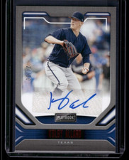 2020 Panini Chronicles Playbook Kolby Allard Auto /50 Red Foil Rangers