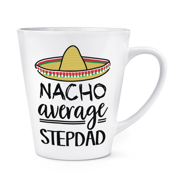 Nacho Durchschnitt Stiefvater 341Ml Latte Becher Worlds Best Favorit Lustig Toll-image