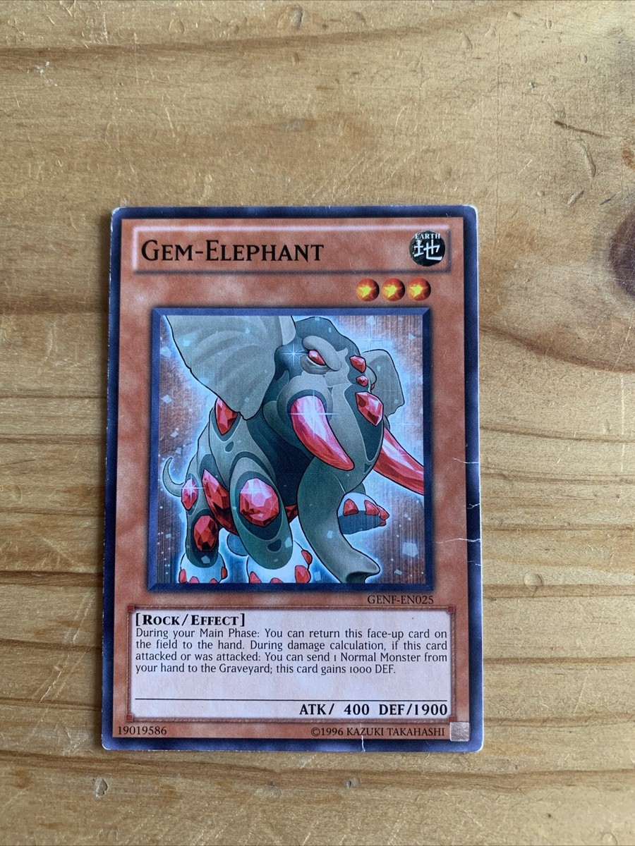 Yu-Gi-Oh! Trading Card: Gem-Elephant (GENF-EN025) - 1st Edition Common - Generation Force - View #12