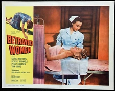 BETRAYED WOMEN Original Movie Lobby Card Poster Bad Girls In Prison Crime