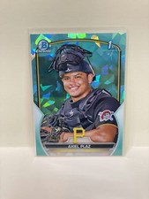 2023 Bowman Chrome Sapphire Axiel Plaz  Aqua /99  Pirates
