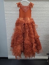 New Dollcake Harvest Best Wishes Frock Burnt Orange Size XXSmall