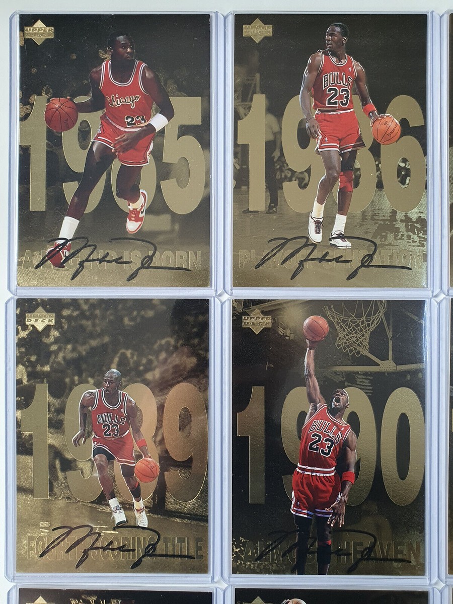 1998 Upper Deck Michael Jordan GOLD #JUMBO Complete Set of 12 | eBay