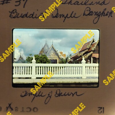 Vintage 35mm Slides - THAILAND 1984 Bangkok Asia - Lot of 5