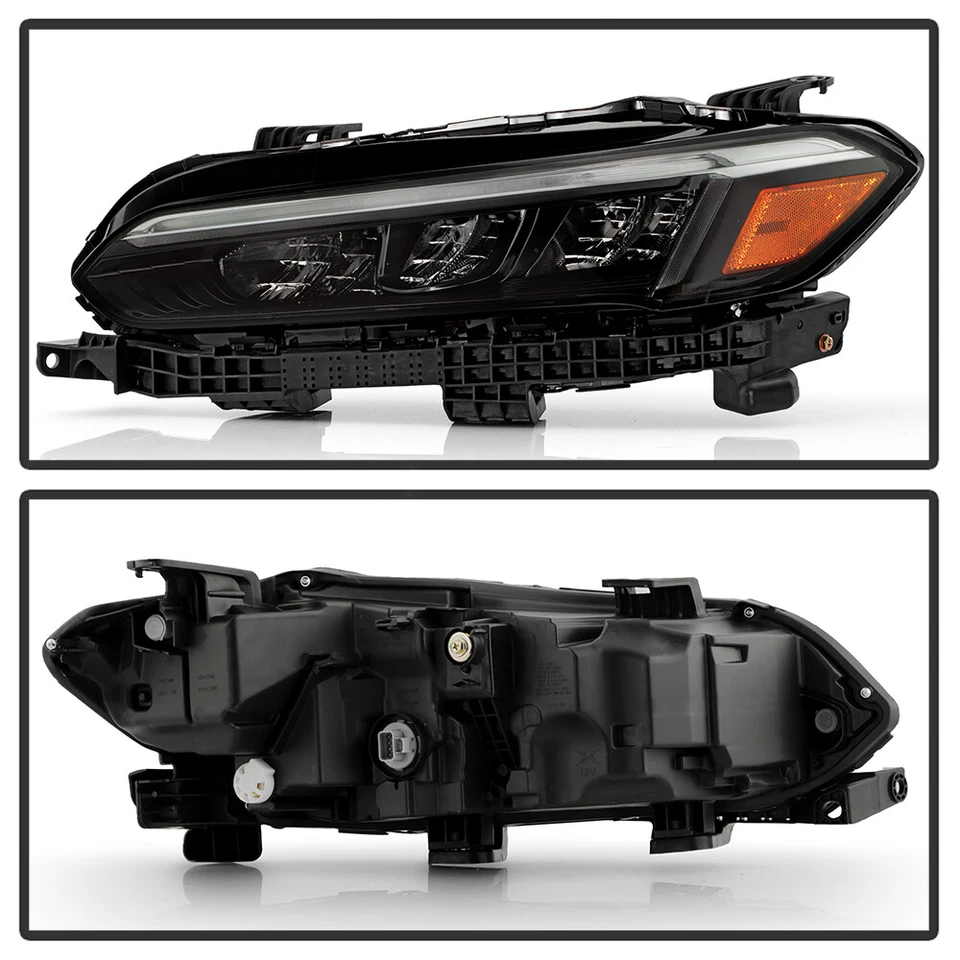 Faro LED completo lado del conductor para Honda Civic 2022-2025 borde negro Foto 3 de 4