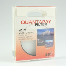 Quantaray - 55mm Multi Coated UV Lens Filter - MC-UV - NOS