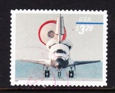 U S Scott 3261 3.20 Space Shuttle Priority Mail Stamp VF Used CDS