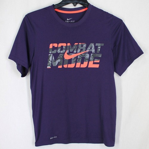Nike Dri Fit Tee Shirt Mens S Purple 