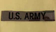 US Army OCP SCORPION MULTICAM Name tape cloth patch Hook-n-Loop