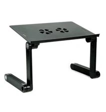 Mount-It! MI-7211A Cooling Fan Tiltable Laptop Table for Stand Up/Sitting