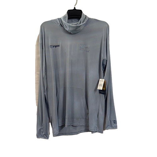 Nico Papatakis T-shirt De Pêche Pelagic VaporTek Pour Homme - Taille 2XL - Manches Longues, Camouflage Gris, UPF Chemise Pêche Pelagic