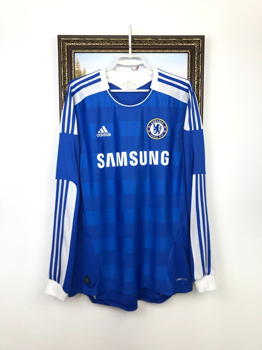 Chelsea Home football shirt 2011 Soccer Adidas Long Sleeve Jersey