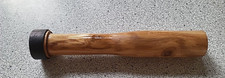 Handcrafted SINGING BOWL MALLET 5.5" OAK Wood, Leather Meditation striker mallet