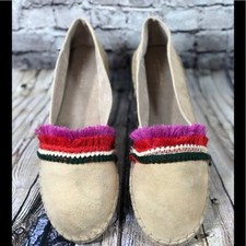 Scotch Soda suede espadrilles with tassels sz 10