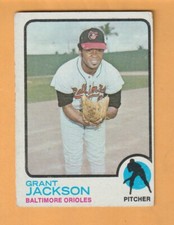 Grant Jackson Baltimore Orioles 1973 Topps #396 Fostoria Ohio Bowling Green