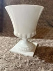 Milk Glass Vintage Large 7" Tall Classic Footed Urn Planter Vase Holder
