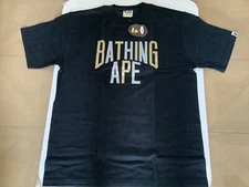Authentic a bathing ape bape glitter NYC logo tee t shirt black men’s XL new