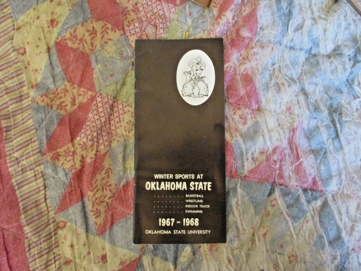 1967-68 OKLAHOMA STATE WRESTLING MEDIA GUIDE Yearbook BASKETBALL