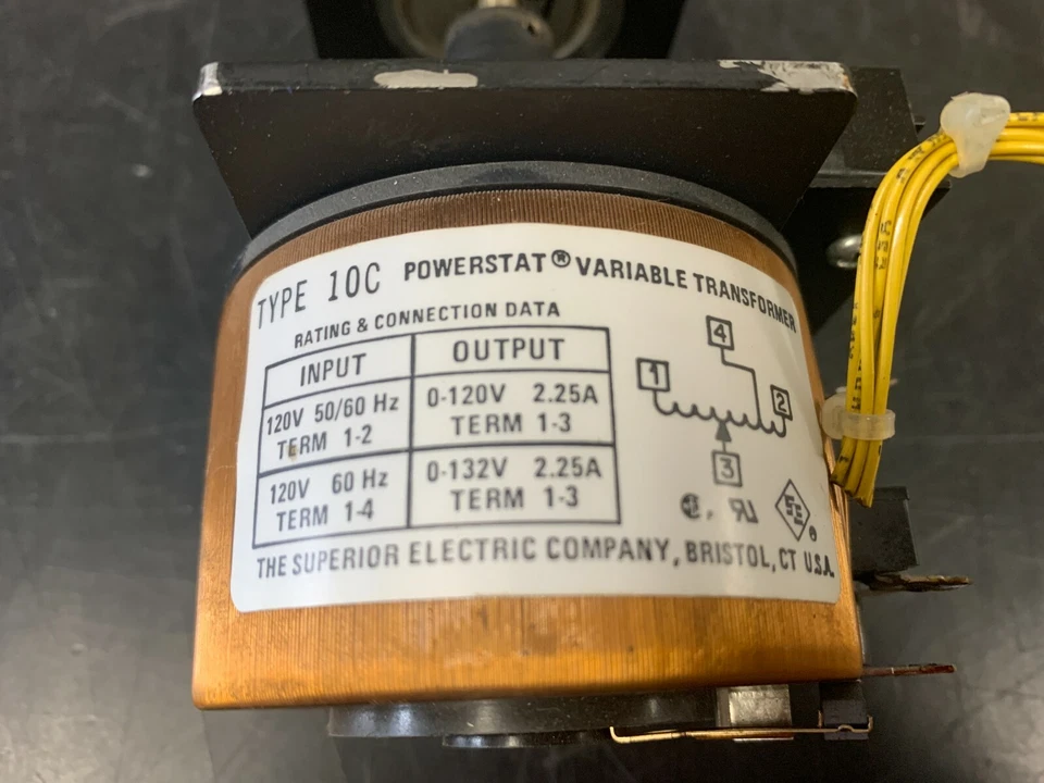 Powerstat Type 10C Variable Autotransformer & M061-CS02 Stepping Motor - Image 3 of 4