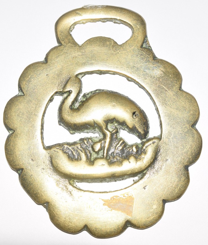 HORSE BRASS w. BIRD
