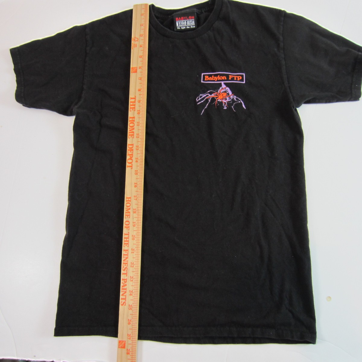 Babylon x FTP T Shirt fuckthepopulation Medium Spider Design
