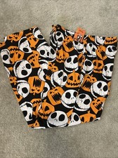 The Nightmare Before Christmas Halloween Jack Skellington Lounge Pants Sz M