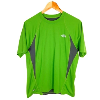 T-shirt homme THE NORTH FACE M vert polyester col ras du cou manches courtes ... - Photo 1/4