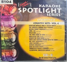 SC8104 COUNTRY HITS      NEW IN PLASTIC SOUND CHOICE KARAOKE LOT VA
