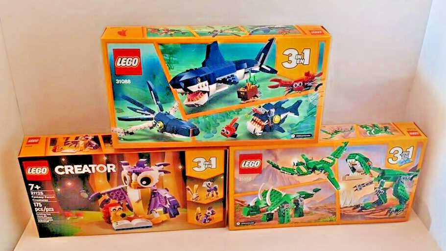 LEGO 66789 Animal Gift Set CREATOR 3-in-1 New 7+ Yrs Sealed (31058