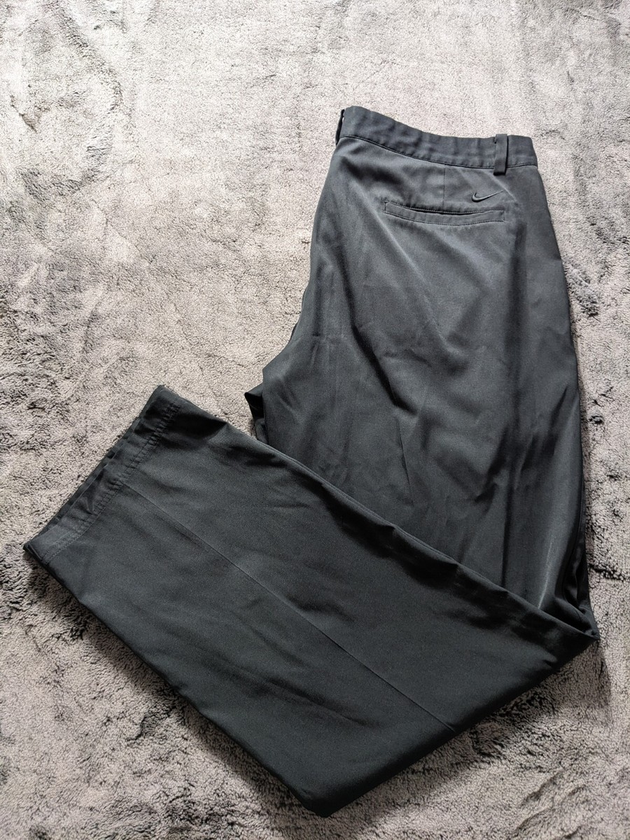 Nike Dri Fit Casual Pants Men's Size 38x32 Black | eBay
