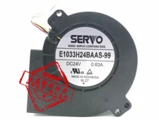 SERVO E1033H24BAAS-99 DC24V 0.63A 3-Wire Blower Inverter Cooling Fan