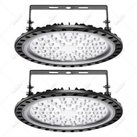 2X 200W Led Hallenstrahler Ufo Industrielampe Hallenbeleuchte Led High Bay Weiß
