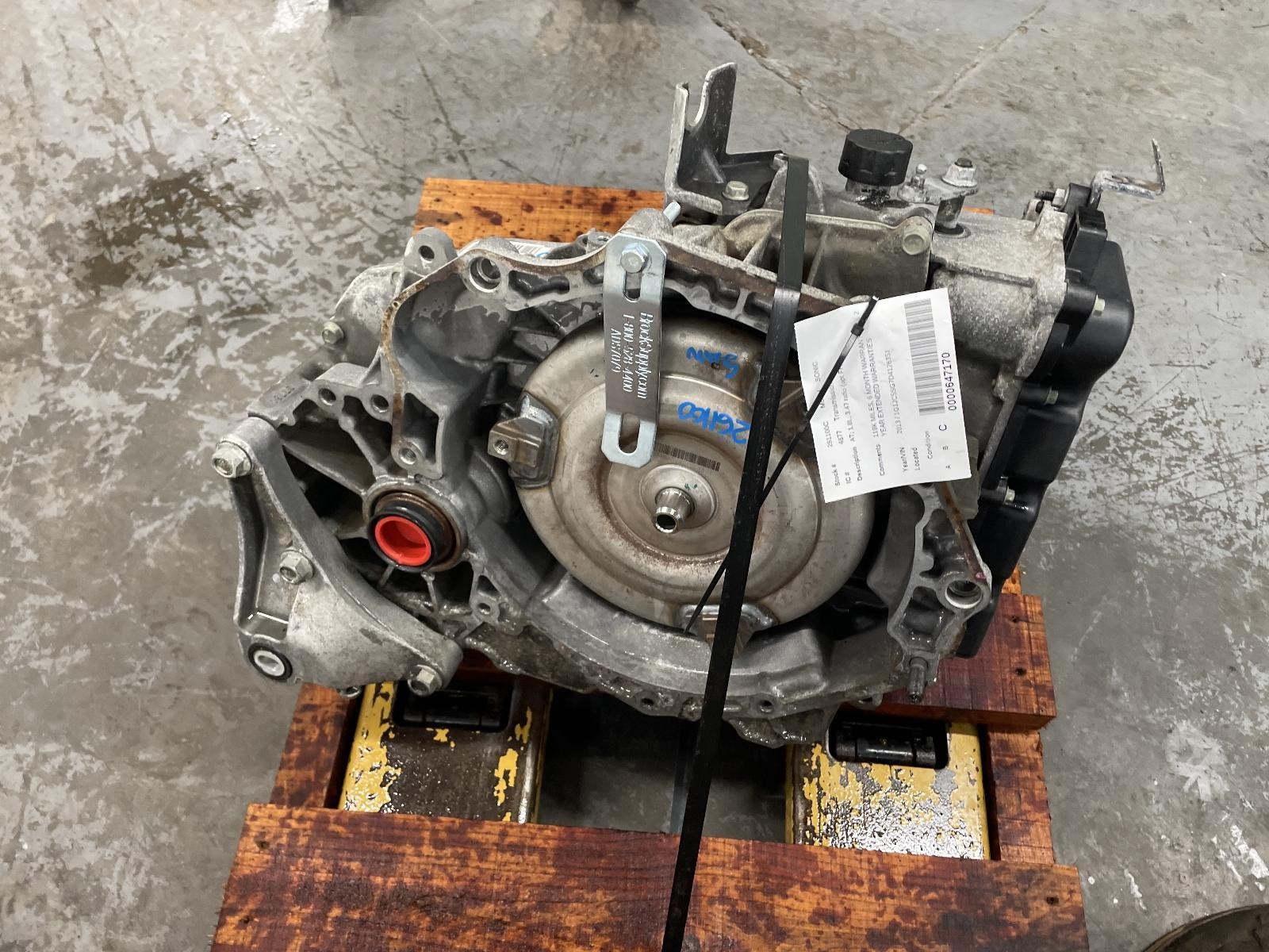 '13-'14 CHEVROLET SONIC Auto Transmission 1.8L 3.47 ratio 119k miles 