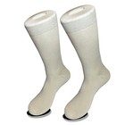 6 Pair of Biagio Solid SILVER GREY Color Mens COTTON Dress SOCKS — photo 2