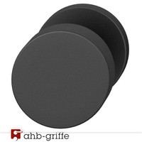 Fsb Knopf Auf Rosette 0829 Feststehend Schwarz Matt, äHnlich Ral 9005