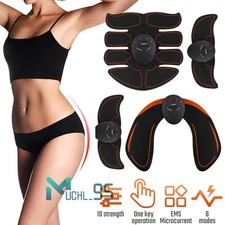 EMS Abdominal Muscle Toning Trainer ABS Stimulator Toner Fitness Exerciser Belt