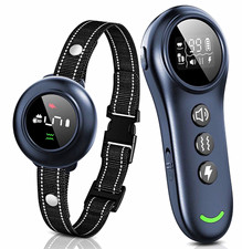 Remote Dog Training Collar Black with Handheld Remote Vibration/Shock